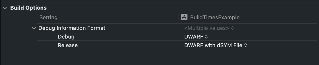 build-options